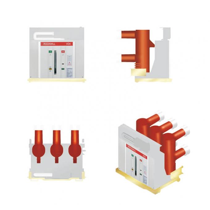Disjoncteur à haute tension VD4 d'intérieur 12kV 13.8kV 20kV 24kV 35kV de vide de mécanisme 0