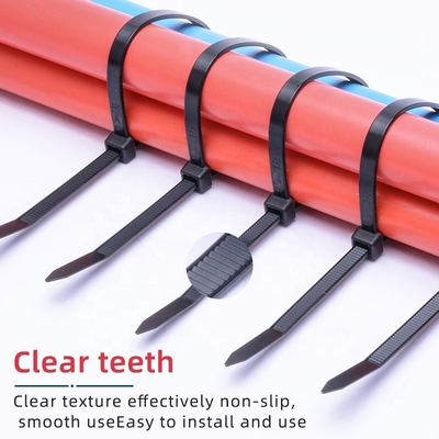 Black Nylon Zip Cable Ties 1.8*60mm Plastic Wire Wraps