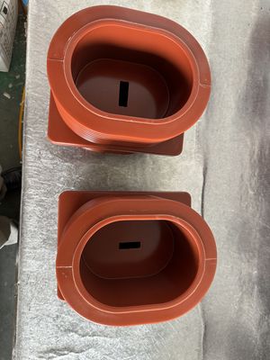 24kv Casting Resin Switch Cabinet Through Wall Bushing For 40X10 Copper Bus-Bar