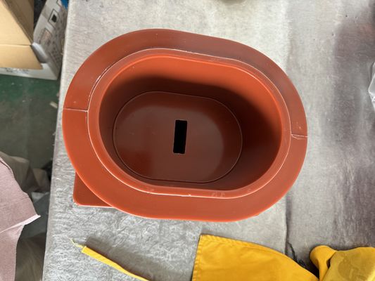 24kv Casting Resin Switch Cabinet Through Wall Bushing For 40X10 Copper Bus-Bar