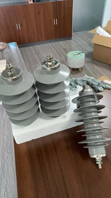 15kv Surge Arrester Hy5w-15 With Gray Color For Switchgear