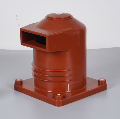 11kV Red Color Switchgear Epoxy Resin Cast Bushing Heat Resistance 4000A