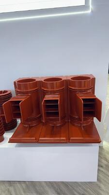 36kV High Voltage Epoxy Resin Insulator Shield Spout Bushings 660mm Height