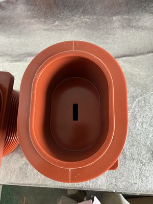 24kv Casting Resin Switch Cabinet Through Wall Bushing For 40X10 Copper Bus-Bar